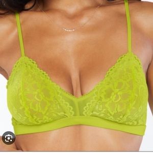 Savage X Fenty Floral Lace & Mesh Bralette